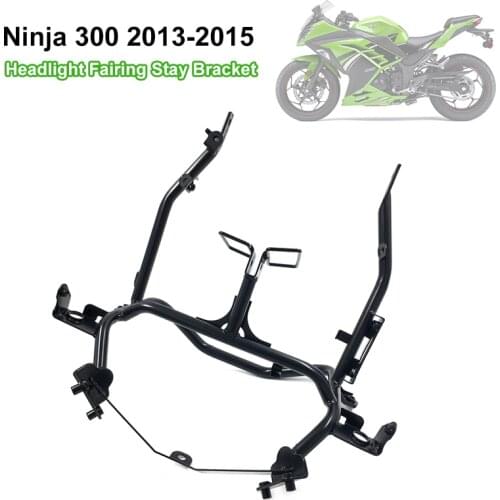 For Kawasaki Ninja 300 2013 2014 2015 Ninja300 Motorbike Upper Headlight Fairing Stay Bracket Holder Assembly Mount NINJA 300