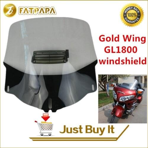 EMS New Motorcycle Gold Wing 1800 ABS Plastic Front Windshield Fit For Honda GL1800 High Quality
