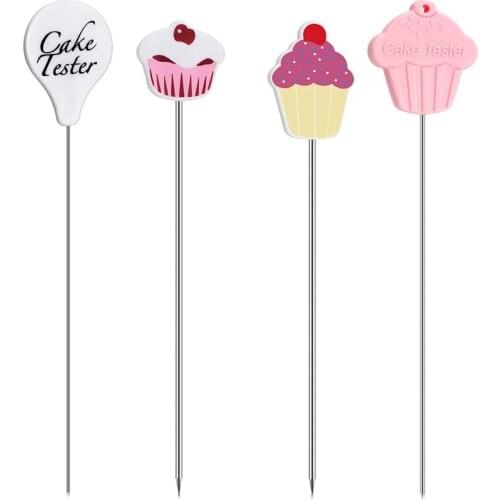 Cake Tester Needles,Stainless Steel Reusable Cake Tasting Needles,Cake Tester Skewer Needles for Kitchen