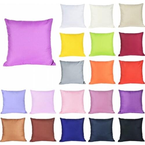 Candy Solid Color Pillowcase Decorative Sofa Car Cushion Cover 40x40cm Throw Pillow Case 2020 New 1pc