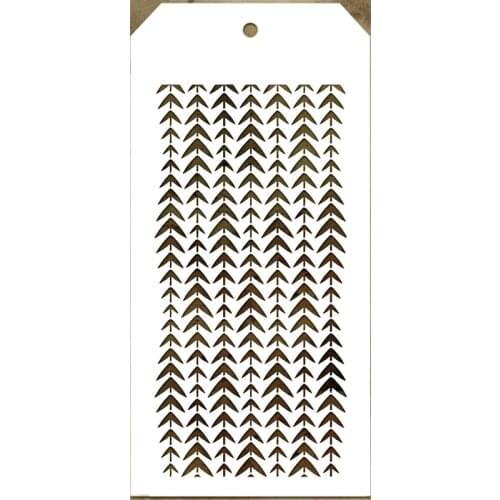 2021 New Label Tag Plastic Stencil For Craft Making Leaves Pattern Scrapbooking Background Greeting Card No Metal Cutting Dies