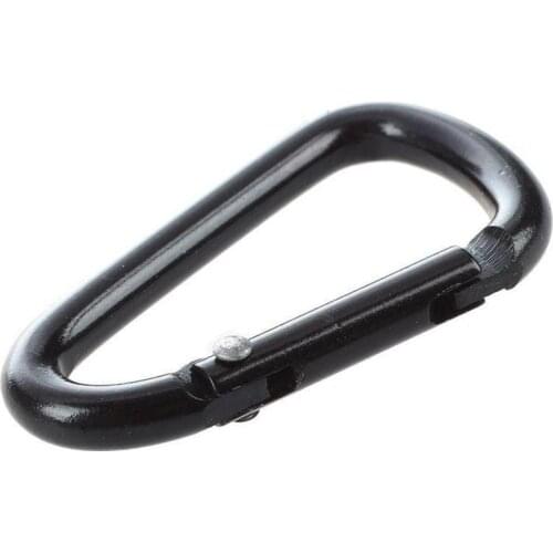 One by one No. 5 D-type aluminum alloy carabiner, full-oxidized outdoor hanging buckle, full-color water bottle buckle