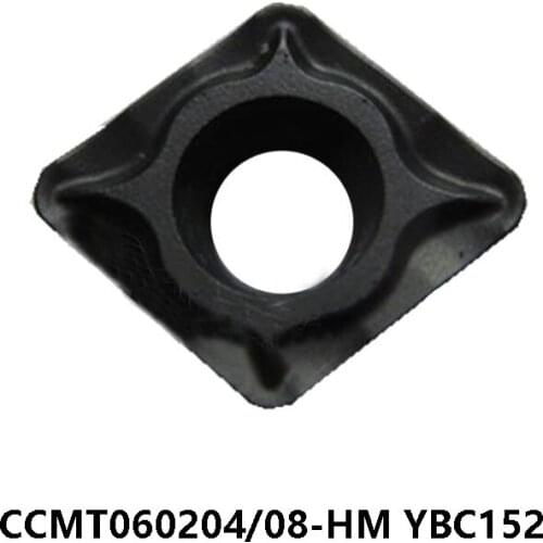 Original CCMT060204-HM CCMT060208-HM YBC152 Carbide Inserts Lathe Cutter CCMT 060204 060208 Turning Tools processing Steel