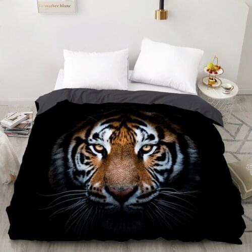 3D Duvet cover Quilt/Blanket/Comfortable Case Luxury Bedding 135 140x200 150x200 220x240 200x220 for Home animal tiger