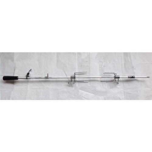 1200mm skewers BBQ spare parts,grill skewer with 2 fork( prongs),big skewer for six burners BBQ grill