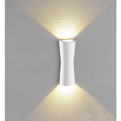 Modern LED Wall Light Waterproof Outdoor Garden Porch Wall Sconces Indoor Wall Lamps Aluminum Balcony Patio Wall Lights