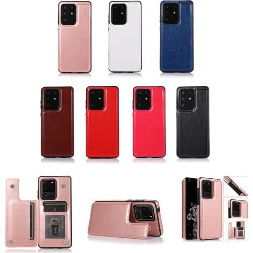 Slim card Wallet leather phone case for Samsung galaxy NOTE20 S21 S20 ultra S8 S9 S10 plus S20FE note8 note9 note10 Pro S7 edge