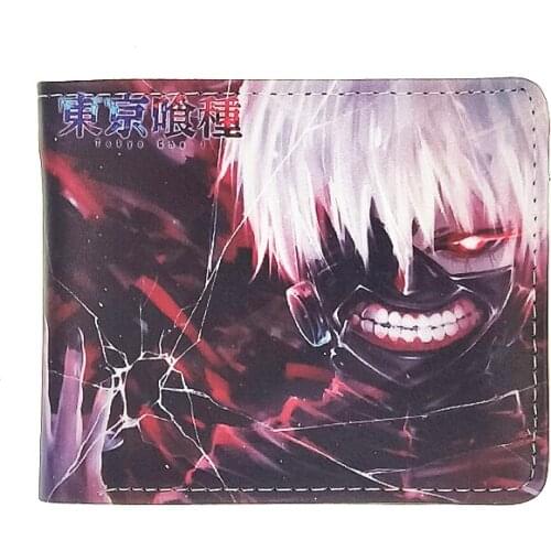 Japanese cartoon walllets Tokyo Ghou/Fairy Tail/Gin Tama /Sword Art Online card holder purse