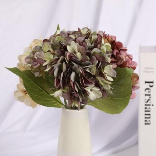 1 pieces Artificial Watercress Hydrangea Bouquet Wedding Christmas decorations for home Holding flowers Flower arrangement Gifts