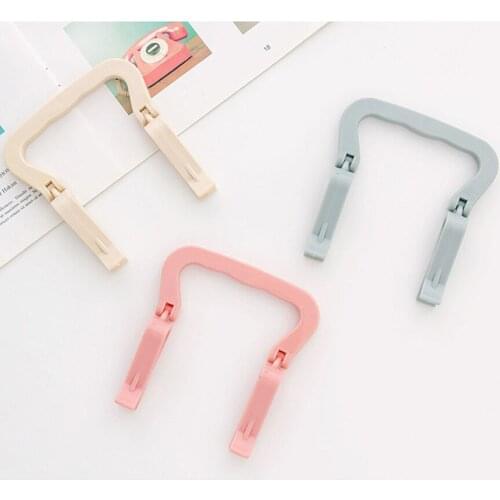 1PCS Creative Slip-Proof Plastic Bag Sealing Clip Practical Trash Can Fixed Clip Lock Holder Kitchen And Bathroom Accessories