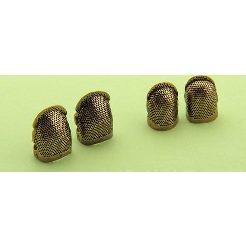 1Pc Coppers Brass Sewing Thimble Finger Protector Metal Shield Protector Pin Needlework Quilting Stitch Craft Sewing Accessories