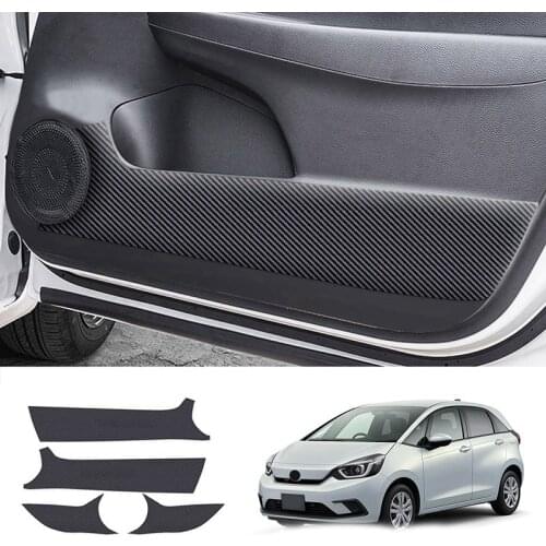 4Pcs Car Door Anti-Kick Pads Car Door Anti-Scratch Pads Door Anti-Kick Protective Cover for Honda Fit 2020-2021