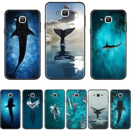 Ocean Whale Sharks Phone Case For Samsung Galaxy J2 J4 J5 J6 J7 J8 2016 2017 2018 Prime Pro plus Neo duo