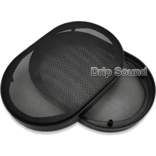For 6"x9" 6x9 inch Car Audio Speaker Grill Cover Protection Decorative Circle Metal Mesh Grille