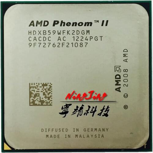 AMD Phenom II X2 B59 3.4 GHz dual-core CPU Processor HDXB59WFK2DGM Socket AM3