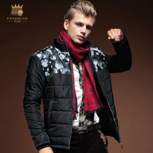FanZhuan free shipping New fashion casual mens male man winter coats slim warm personality cotton padded jacket 14096 promotion
