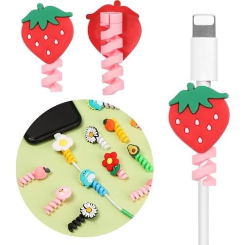Cable Bite Cartoon Animal Charger Cable Sleeve For USB Charging Data Wire Protection Cover Case For Data Line Tube Cable Sleeve