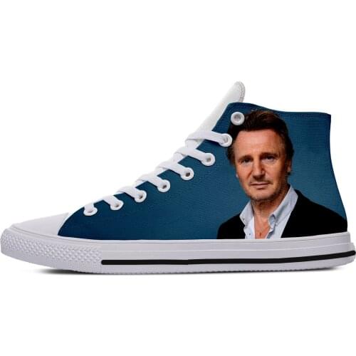 2019 hot fashion 3D Liam Neeson High Sneakers for men/women high quality 3D printing handiness casual shoes