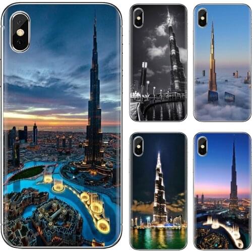 Burj Khalifa Tower building Dubai Soft Case Cover For Sony Xperia XA1 XA2 ULTRA 10 X L2 For Oppo realme c3 6 6S 6i 7 7i Pro c11