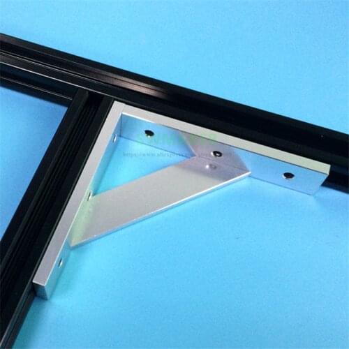 Upgrade anodized aluminum frame Reinforcing 2020 cross profile corner for V-slot Tronxy X3 Tevo Tarantula 3D printer