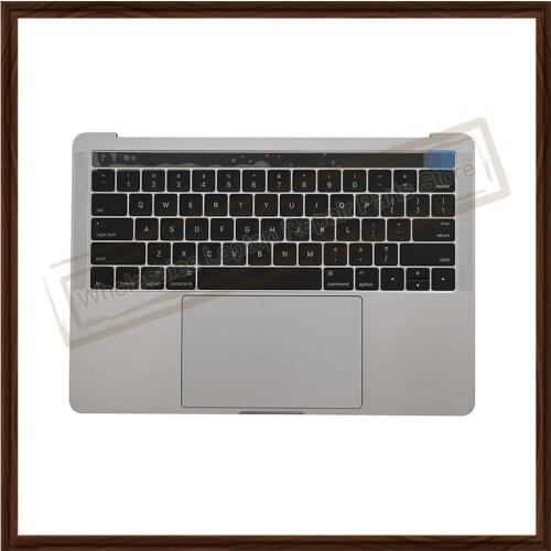 Original New Grey A1706 Palm Rest For Macbook Pro 13" A1706 Palmrest Topcase US Keyboard Backlight Trackpad Fan Battery Speaker