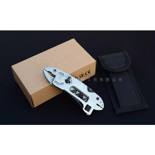 By dhl 50set Survival Camping Hunting Accessories Portable EDC Tools Set Gear Adjustable Wrench Jaw Screwdriver Pliers Tools