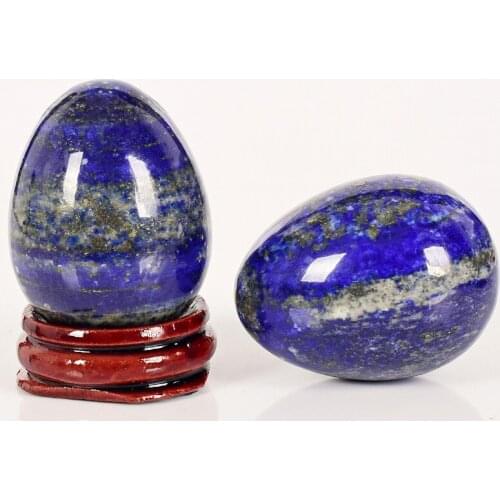 Natural Lapis Lazuli Kegel Balls Undrilled Natural Stone Yoni Eggs Muscle Exercise Pelvic Floor Tigenting Ball Vaginal Massage