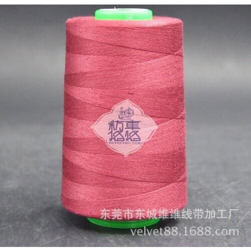 Dongguan factory supply 603 denim polyester polyester core sewing thread polyester core line