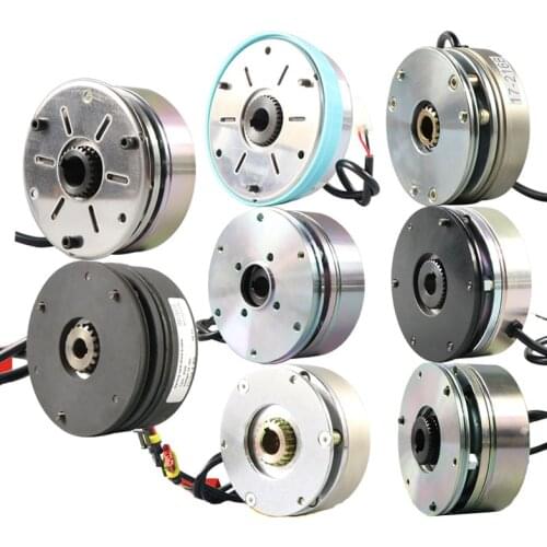 Electric truck brake assembly, electromagnetic brake, drive motor, stacker brake disc