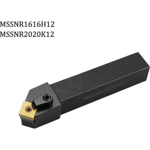 External cylindrical cutting tool cutting strip MSSNR2020K12 Tool holder CNC shank carbide cutting blade MSSNR1616H12 lathe tool