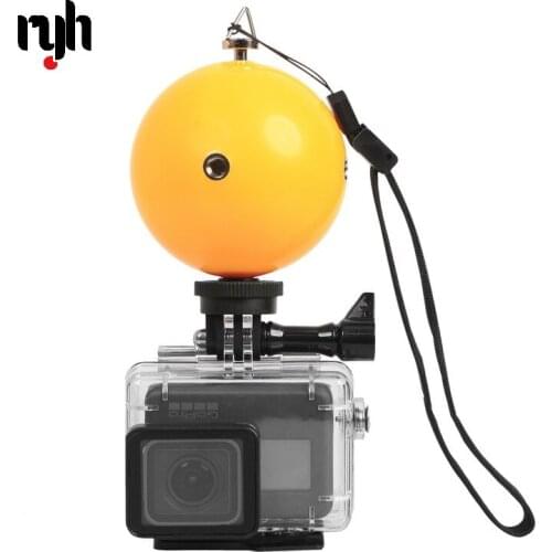 For Gopro Accessories Waterproof Floating Ball with Adatper for Gopro Hero 876543 OSMO MAX Xiaomi Yi 4k Sjcam S4000 Eken H9/H9R