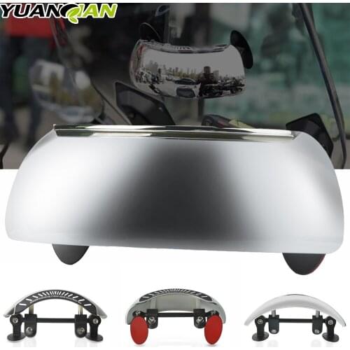 Motorcycle Windshield Rearview Mirrors 180 Degree Wide Angle Mirror Universal For Ducati Honda Yamaha Kawasaki Accessories