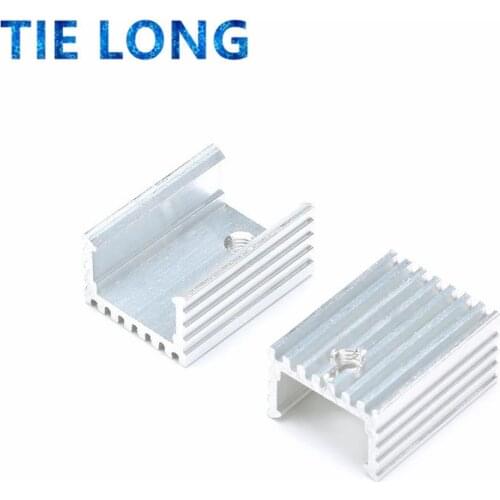 10pcs Aluminium TO-220 Heatsink TO 220 Heat Sink Transistor Radiator TO220 Cooler Cooling 20*15*10MM