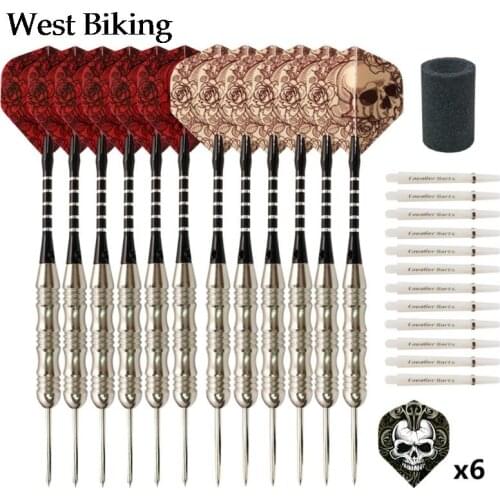 12Pcs/Pack Dart Set Darts Flights Professional Steel Tip Aluminum Shaft Darts Steel Tips Set For Dartboard Accessories