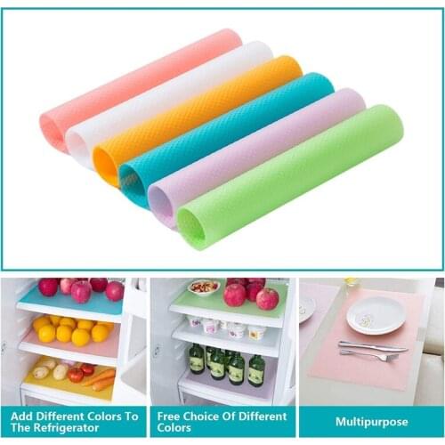 12 Pack Refrigerator Mats, Washable Refrigerator Liners, Fridge Pad, Easy to Clean Shelf Liner, Cuttable Kitchen Mat