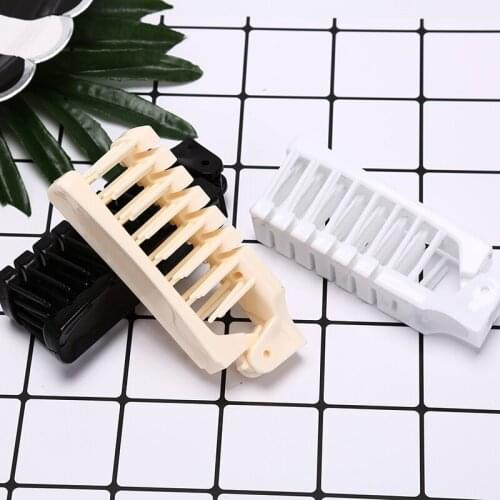 3 Colors Folding Comb Hairdressing Anti-static Plastic Comb Women Hair Brush