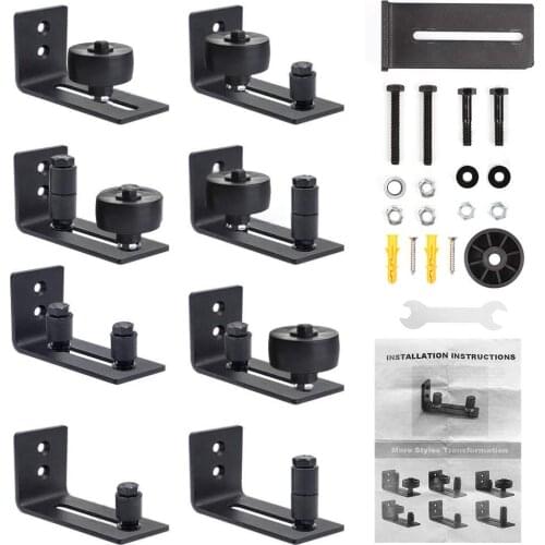 8 In 1 Multifunctional Guide Stop Pendulum Barn Door Stopper Pulley Hardware Accessories Guide Sliding Door Stop Pendulum