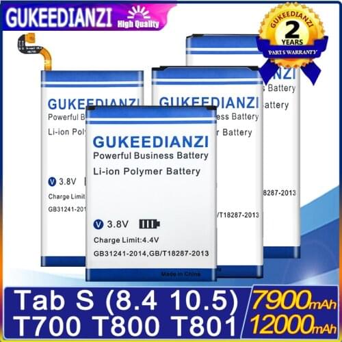 Tablet Battery EB-BT705FBE For Samsung GALAXY Tab S 8.4 Tab S 10.5 SM T700 T705 T800 T801 T805 7900mAh Replacement Batteries