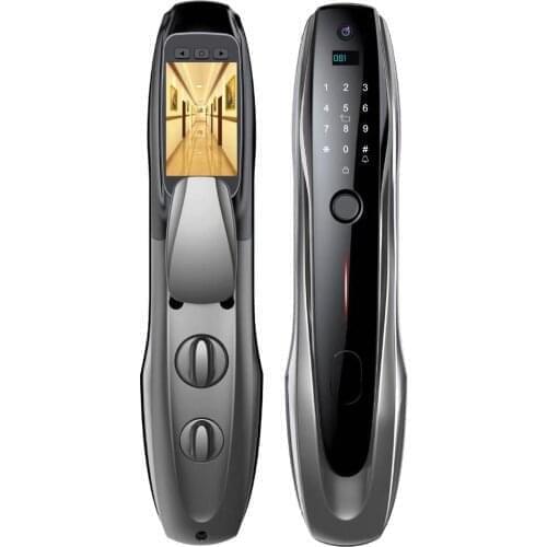 S916MAX Automatic Camera Lock Smart Wifi App Peep Hole Fingerprint Password Card Smart Door Lock