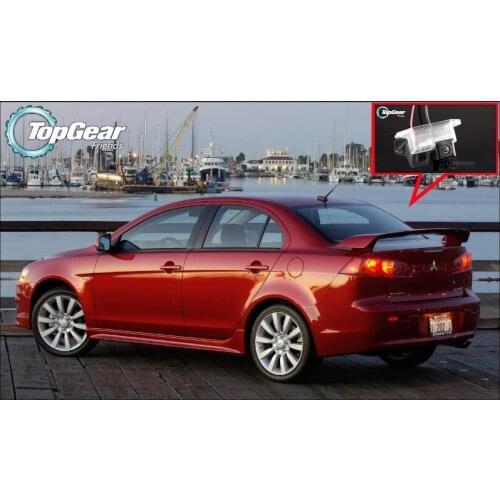 Car Camera For Mitsubishi Lancer 2007~2015 High Quality Rear View Back Up Camera For Top Gear Friends to Use | CCD with RCA
