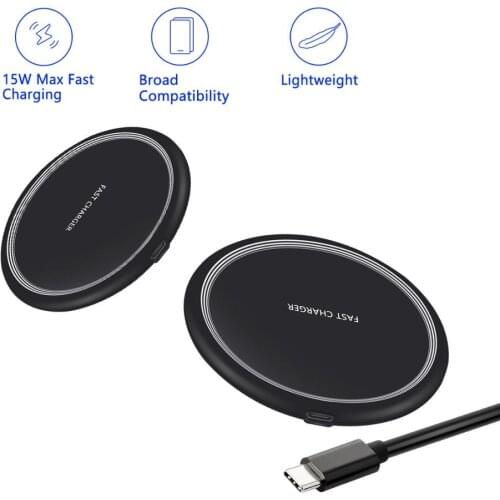 15W 10W Wireless Fast Charger for iPhone 11 Pro XS Max XR X 8 Plus For Samsung Galaxy S10 S20 huawei xiaomi USB Qi Charging Pad