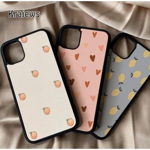 Krajews Pastel coque Phone Case for iPhone 12 mini 5 6S 7 8 PLUS X XS XR 11 PRO MAX SE 2020 Back Cover Funda Shell