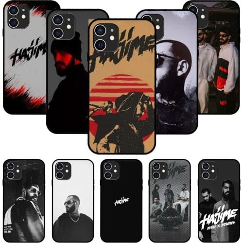 For iPhone 11 12 8 Plus Mini Pro X XR XS Max 4 5 7 6 6S 8 SE Phone Case Black Cover Waterproof 3D Hajime MiyaGi Andy Panda