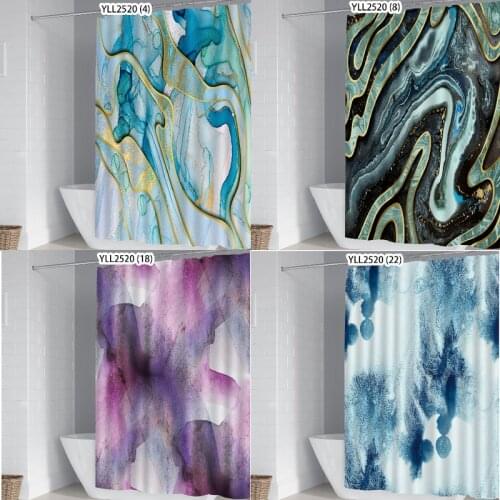 Colored marble river bedroom curtains Curtains for the kitchen curtains in the room curtains for bath shower Bathroom curtains