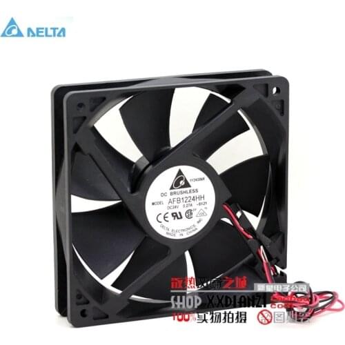 For delta AFB1224HH 24V 12025 12CM 0. 27A inverter cooling fan