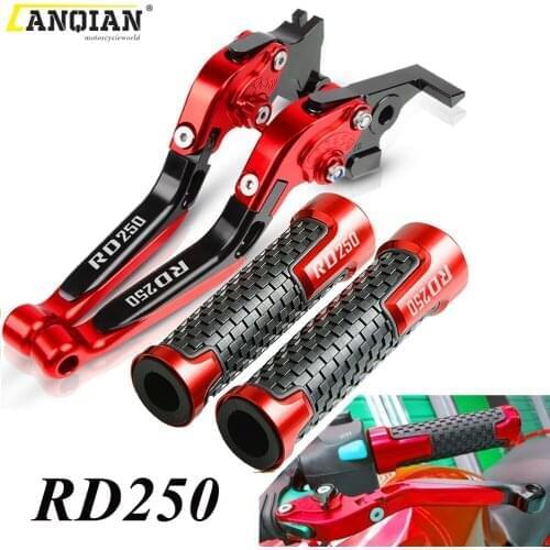 For YAMAHA RD250LC RD350LC RD250 RD350 RD 250 350 LC 1980 1981 1982 Motorcycle Accessories Brake Clutch Levers Handle Bar Grips