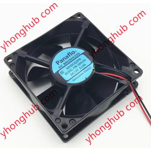 FBK-08A12H DC 12V 0.19A 2-wire 2-wire 80x80x25mm Server Cooling Fan
