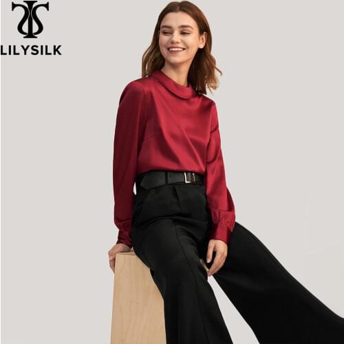LILYSILK Collar Blouses