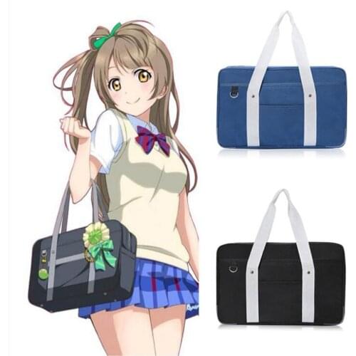LoveLive Japanese High School Student Bags JK Commuter Bag Briefcase Bookbag Travel Messenger Bag Handbag