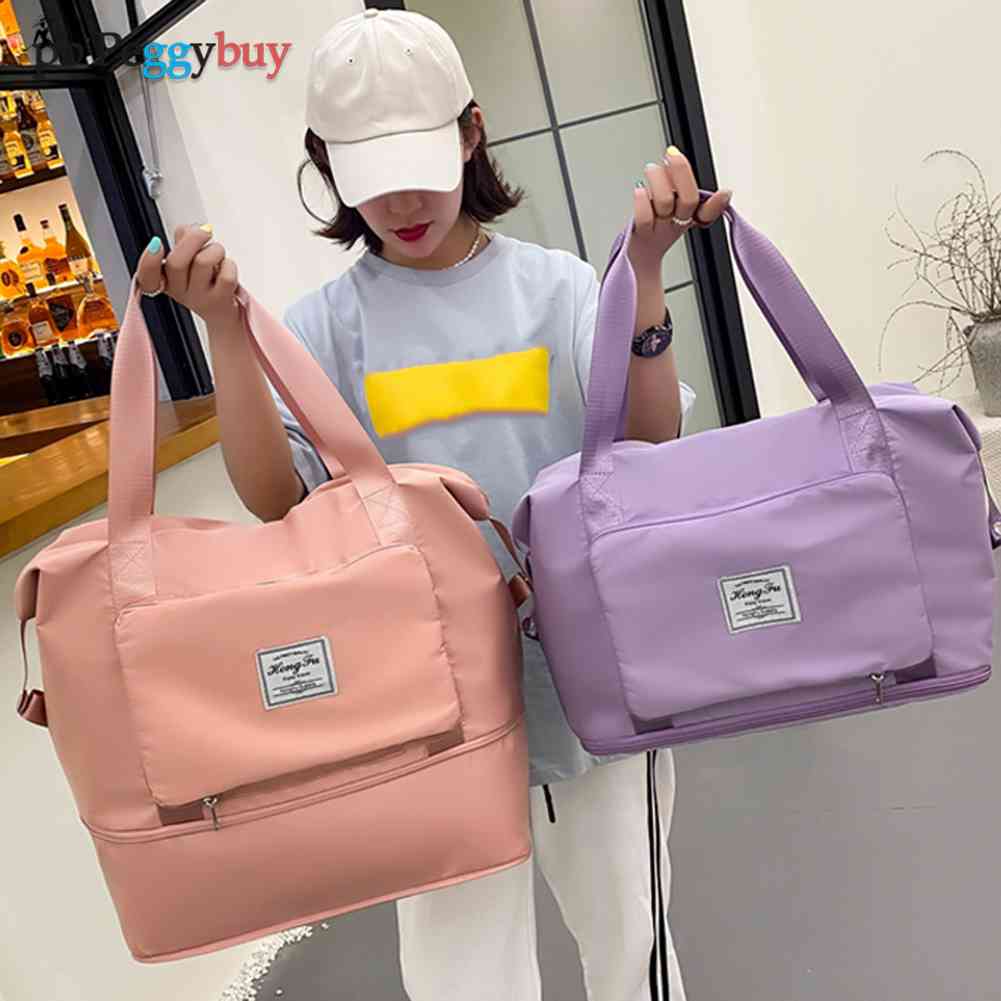 Multifunctional Travel Bags Foldable Shoulder Bags Portable Gym Training Handbags Clothing Sundries Carrier Supplies